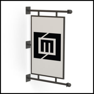 Bel Largo Single Fixed Sign Bracket